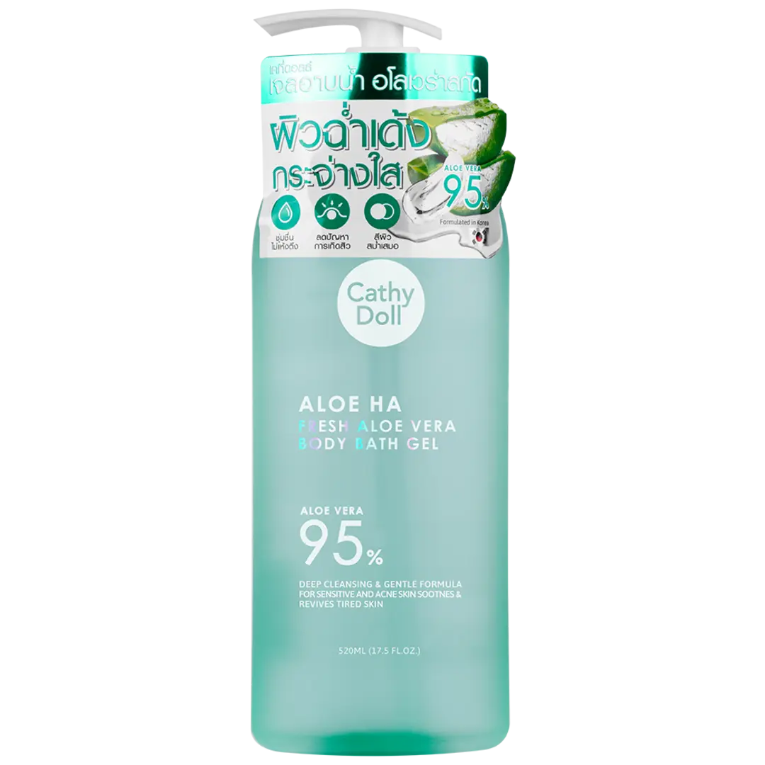 Fresh Aloe Vera Body Bath Gel | Refreshing Body Wash | Hydrating Care | 520ml