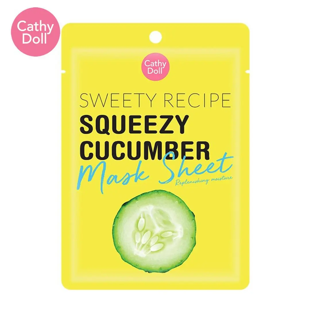 Squeezy Cucumber Mask | Hydrating Soothing Sheet Mask | 25gm