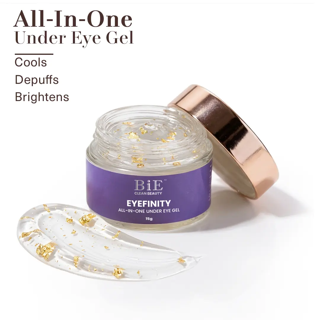 Eyefinity Under Eye Gel | For Dark Circles Puffiness | With Gold, Silver Leaf Stem Cells | 15gm