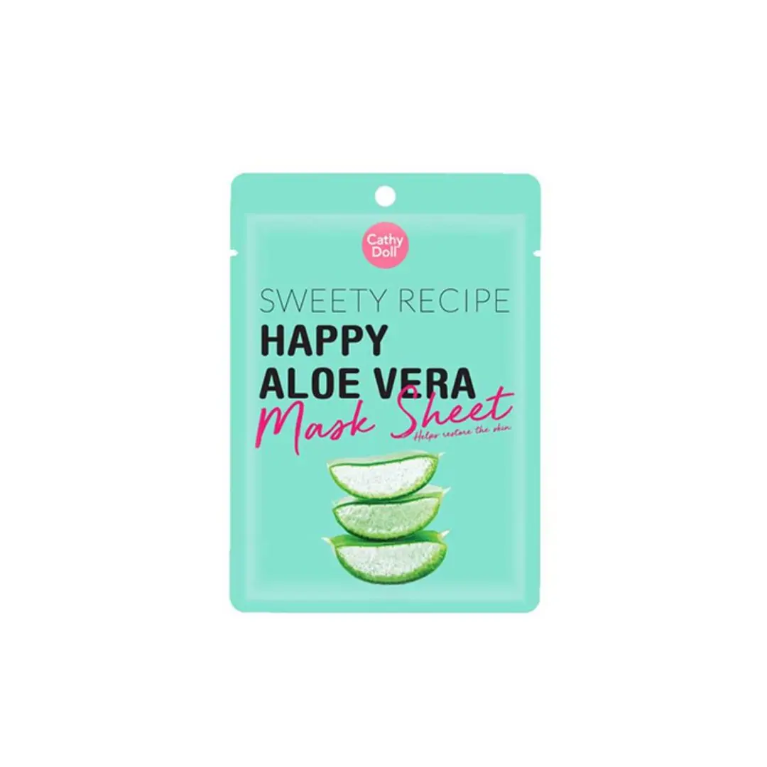 Happy Aloe Vera Mask | Calming Moisturizing Sheet Mask | 25gm