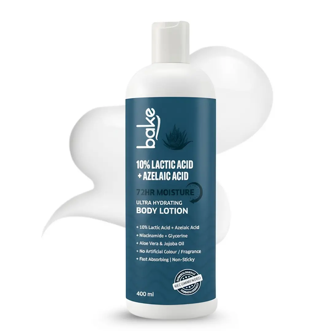 10 Lactic Acid + Azelaic Acid Body Lotion For Bumpy Skin, Exfoliates Skin Improves Skin Texture With 72-Hour Ultra Hydration 400ml