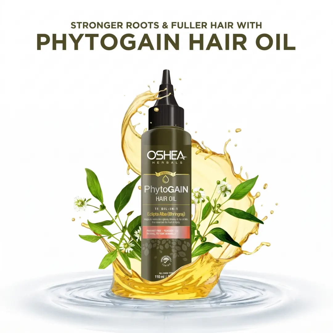 Phytogain Hair Oil | Hair Growth| Hair Fall Control | Nourishes Scalp Strengthens Hair | 110ml