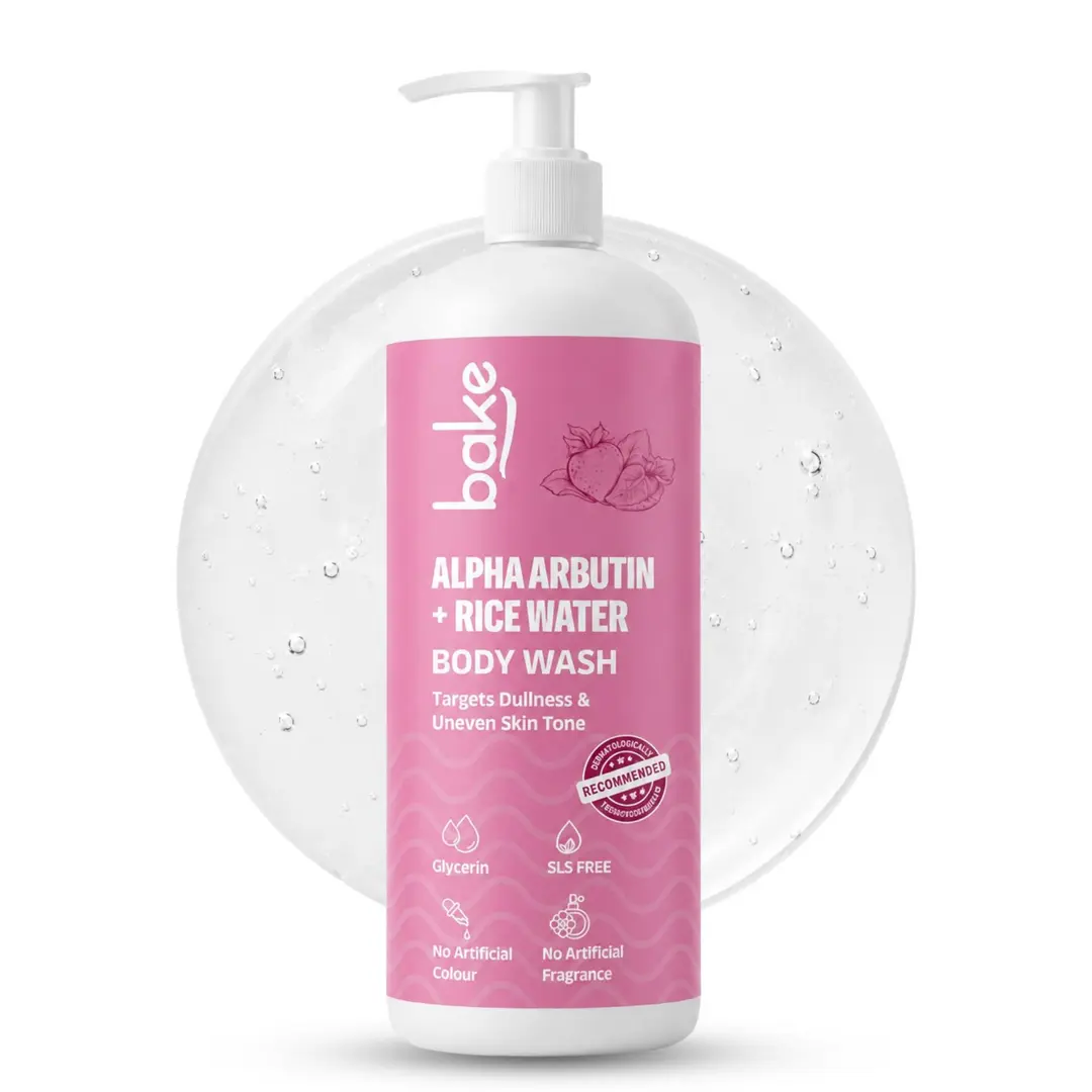 Alpha Arbutin + Rice Water Brightening Body Wash for Dullness Uneven Skin Tone 500ml