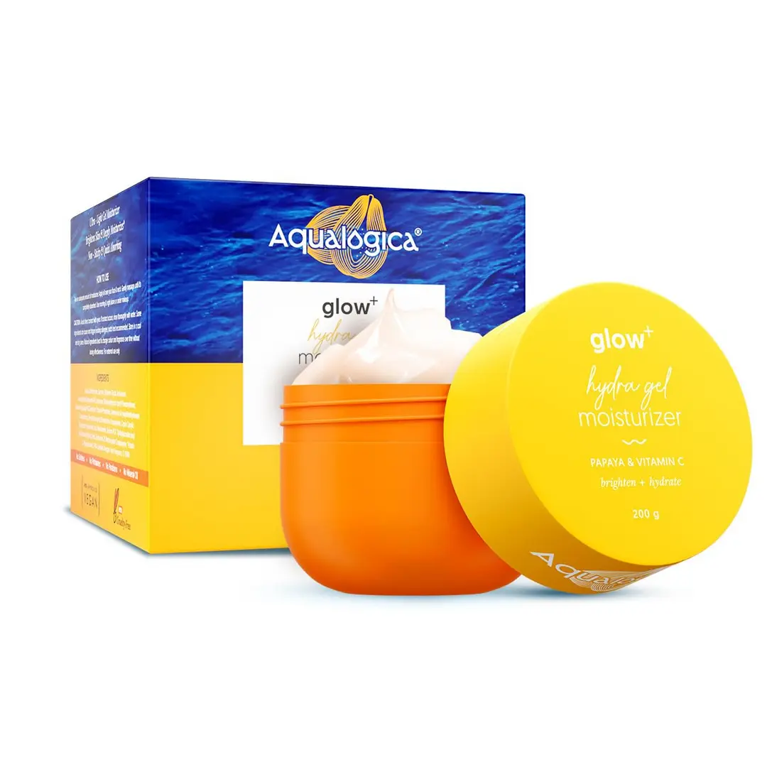 Glow+ Hydra Gel Moisturizer With Papaya Vitamin C For 24 Hour Intense Hydration 200gm