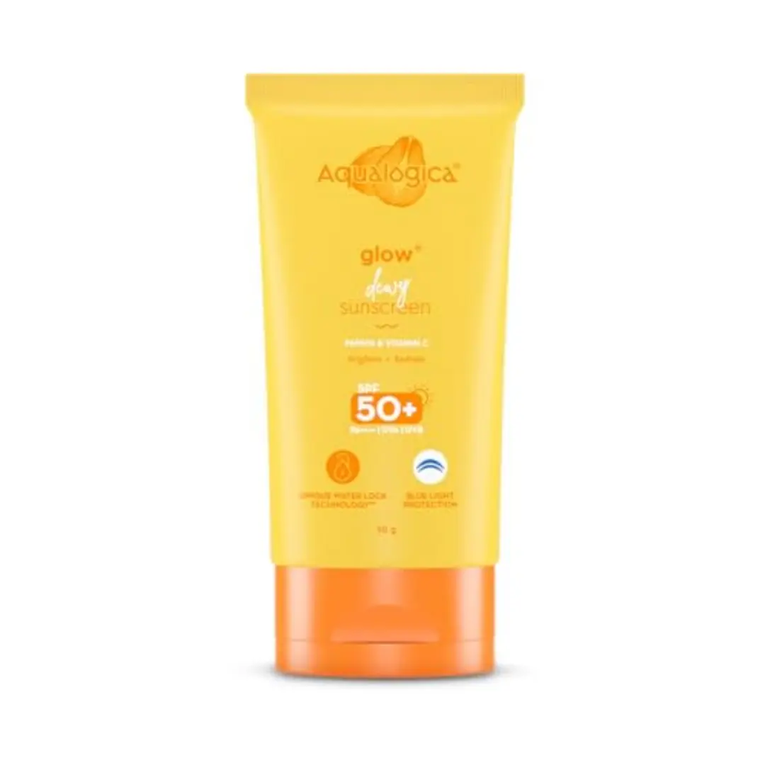 Glow+ Dewy Lightweigh Sunscreen Gel SPF 50+ PA++++ with Papaya Vitamin C 30gm