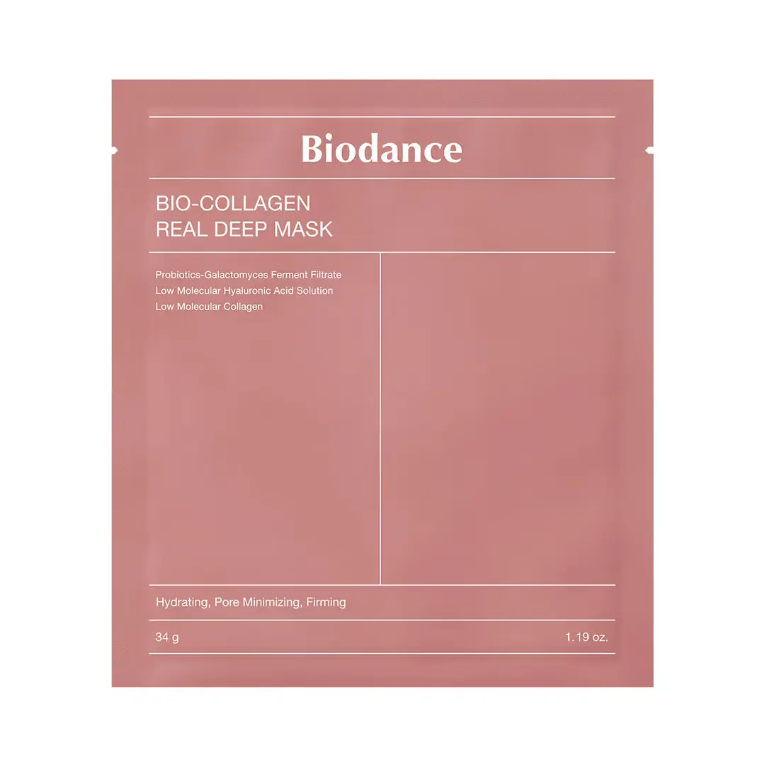 Bio Collagen Real Deep Overnight Mask | Intense Hydration | Glow Care | Skin Soothing | Texture Care| 34g