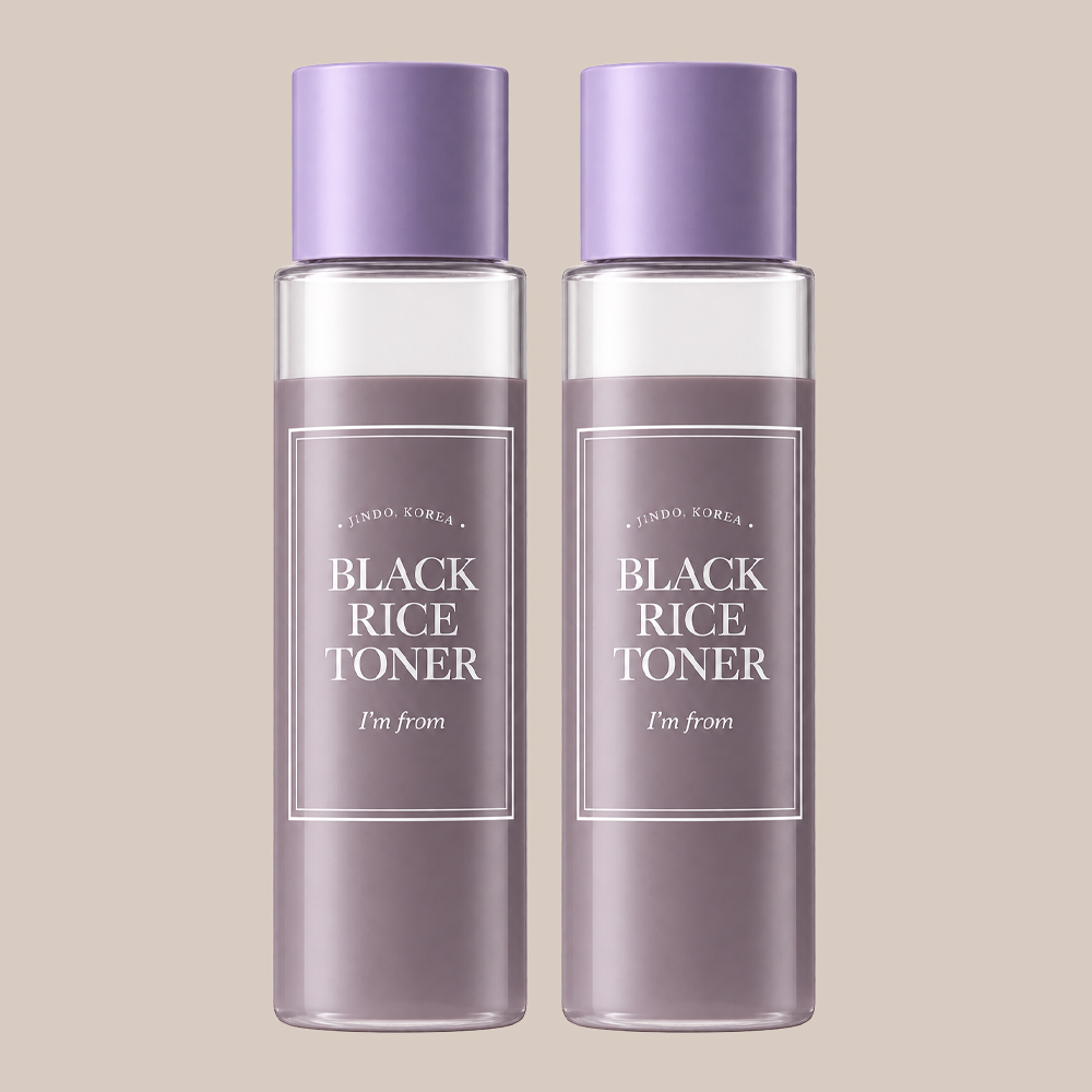 Black Rice Toner | Hydrating | Antioxidant Barrier Care | 30ml (Mini) | Pack of 2