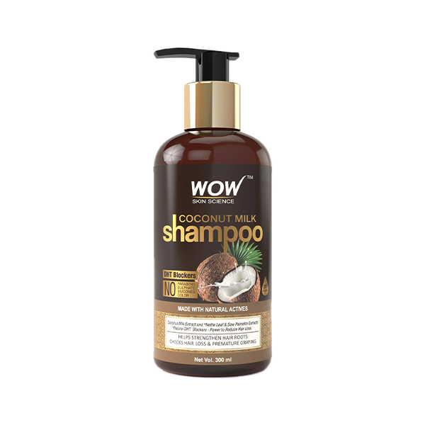 WOW Coconut Milk Shampoo, 300 ml