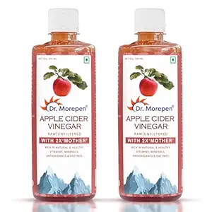 Apple Cider Vinegar With 2x Mother Raw Unfiltered - Buy 1 Get 1 Free Vinegar - (2 x 0.5 L)