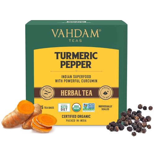 In The Body Beverages Tea Turmeric Pepper Tea 30gm Well