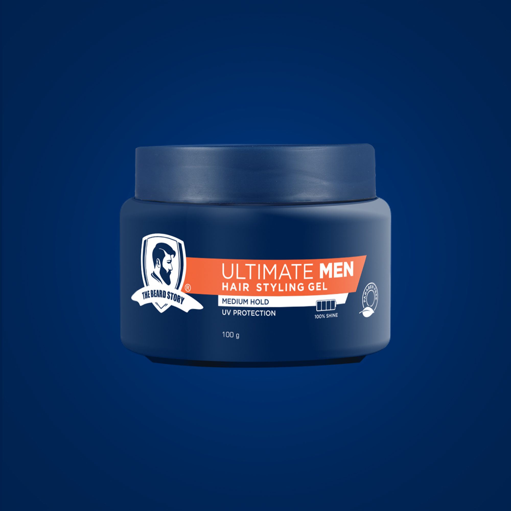 The Beard Story: Hair Styling Gel For Medium Hold, UV Protection , 100 %