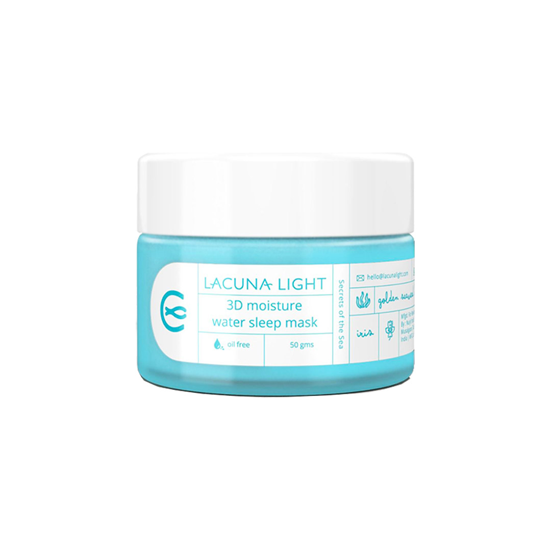 Lacuna Light 3D Hydrating Water Sleep Mask for Dry & Dehydrated Skin
