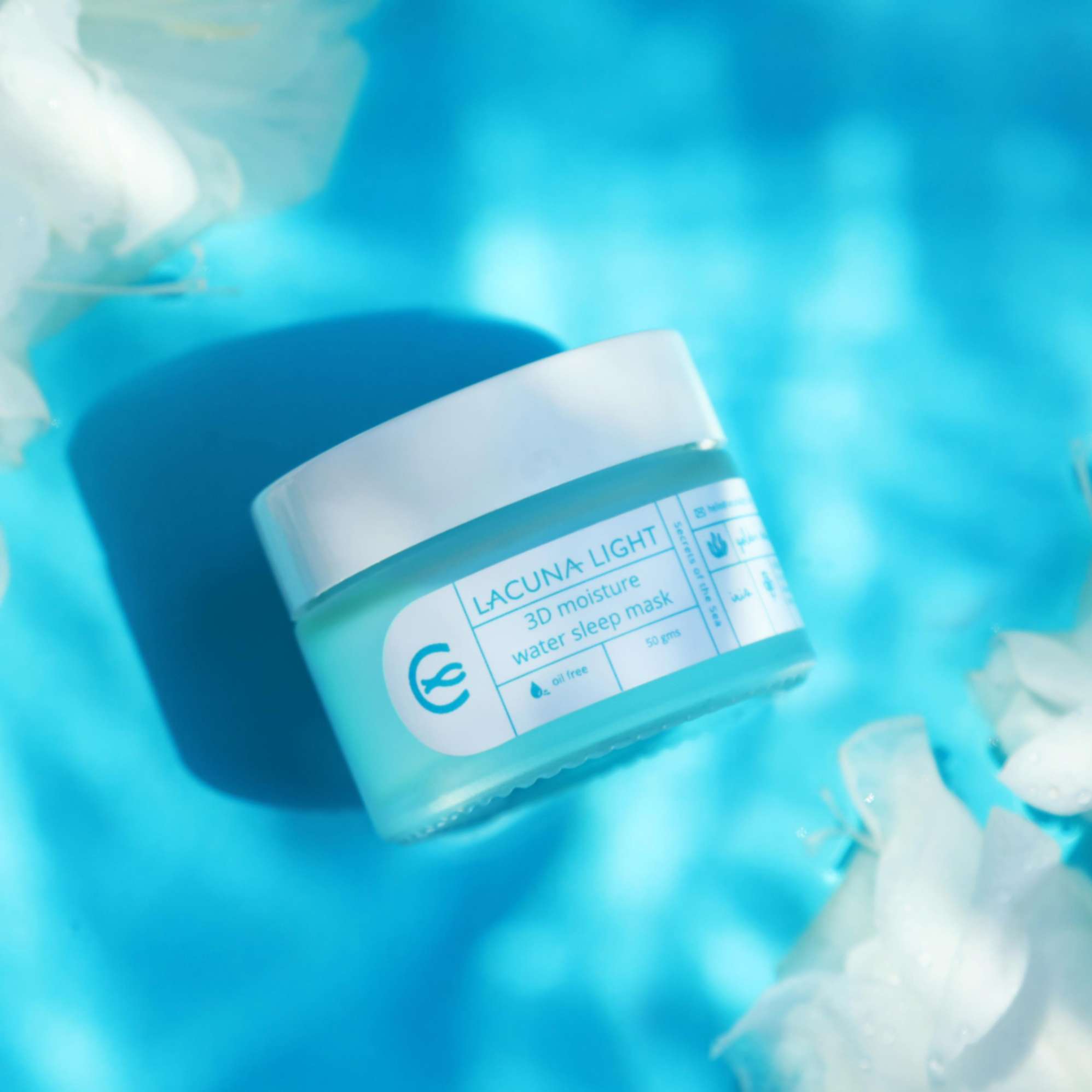 Lacuna Light 3D Hydrating Water Sleep Mask for Dry & Dehydrated Skin