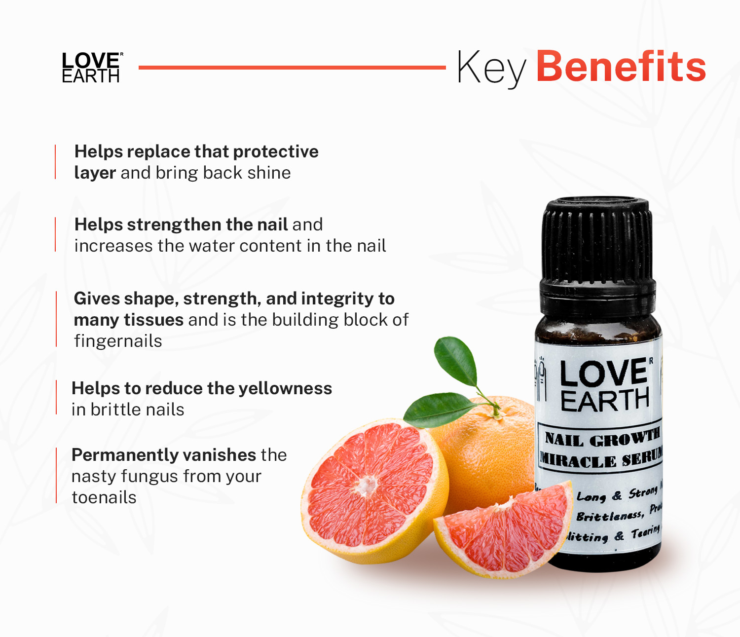 Love Earth: Nail Growth Serum - 10ml