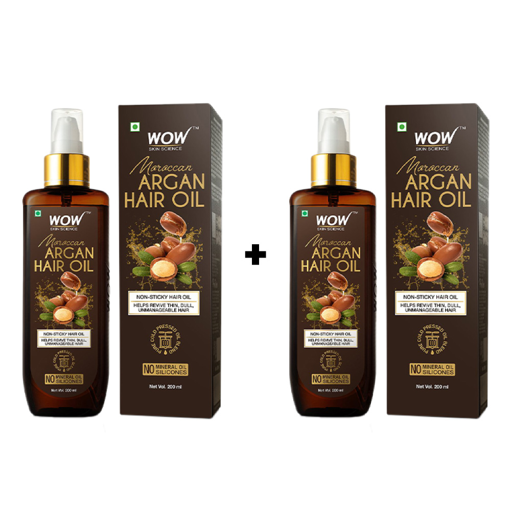 WOW: Argan Hair Oil, 200 ml (Buy 1 Get 1 Free) WOW: Argan Hair Oil, 200 ml (Buy 1 Get 1 Free)