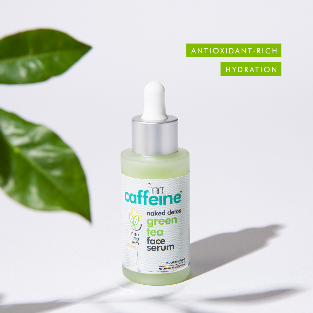 mCaffeine Green Tea Face Serum with Hyaluronic Acid 40ml