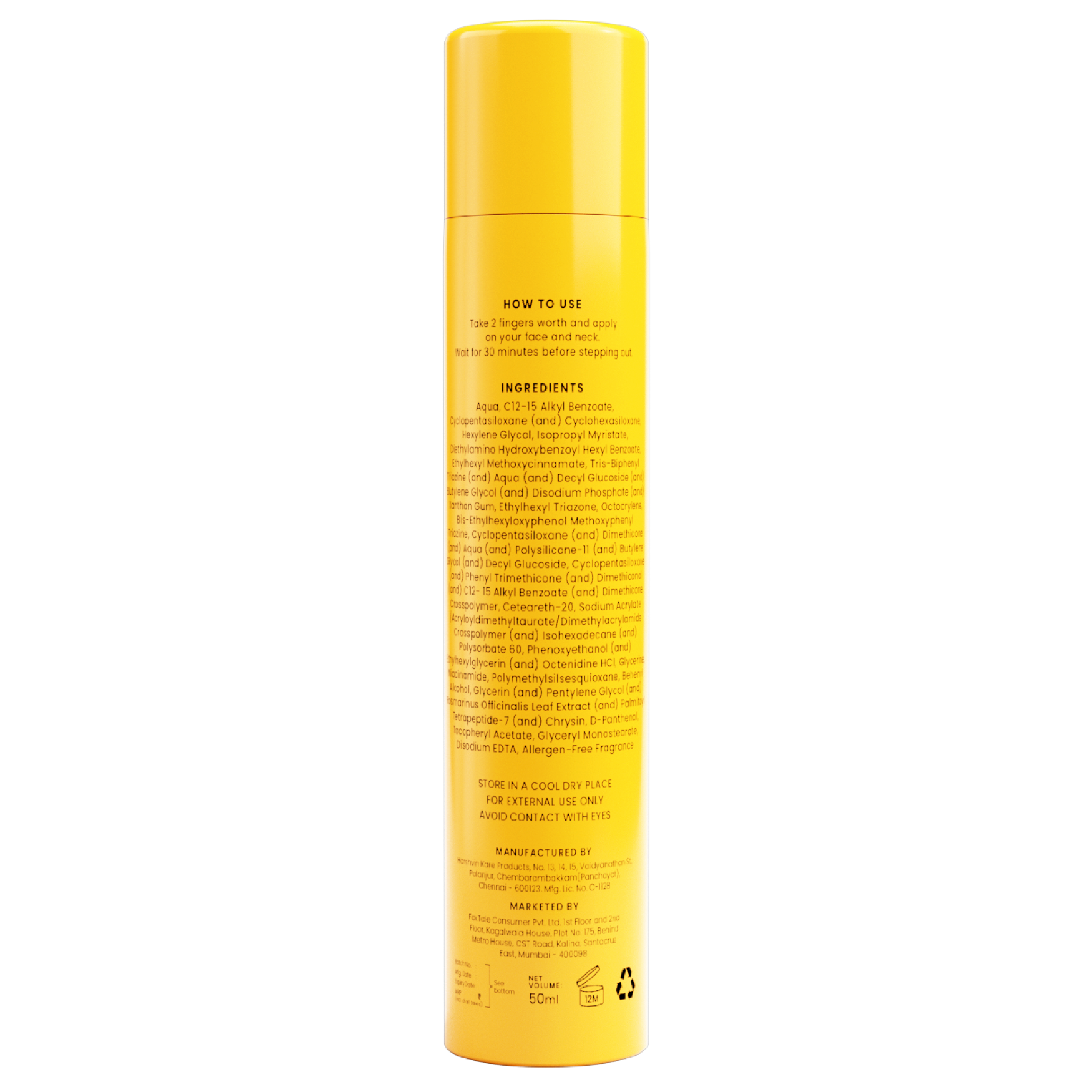 foxtale dewy sunscreen