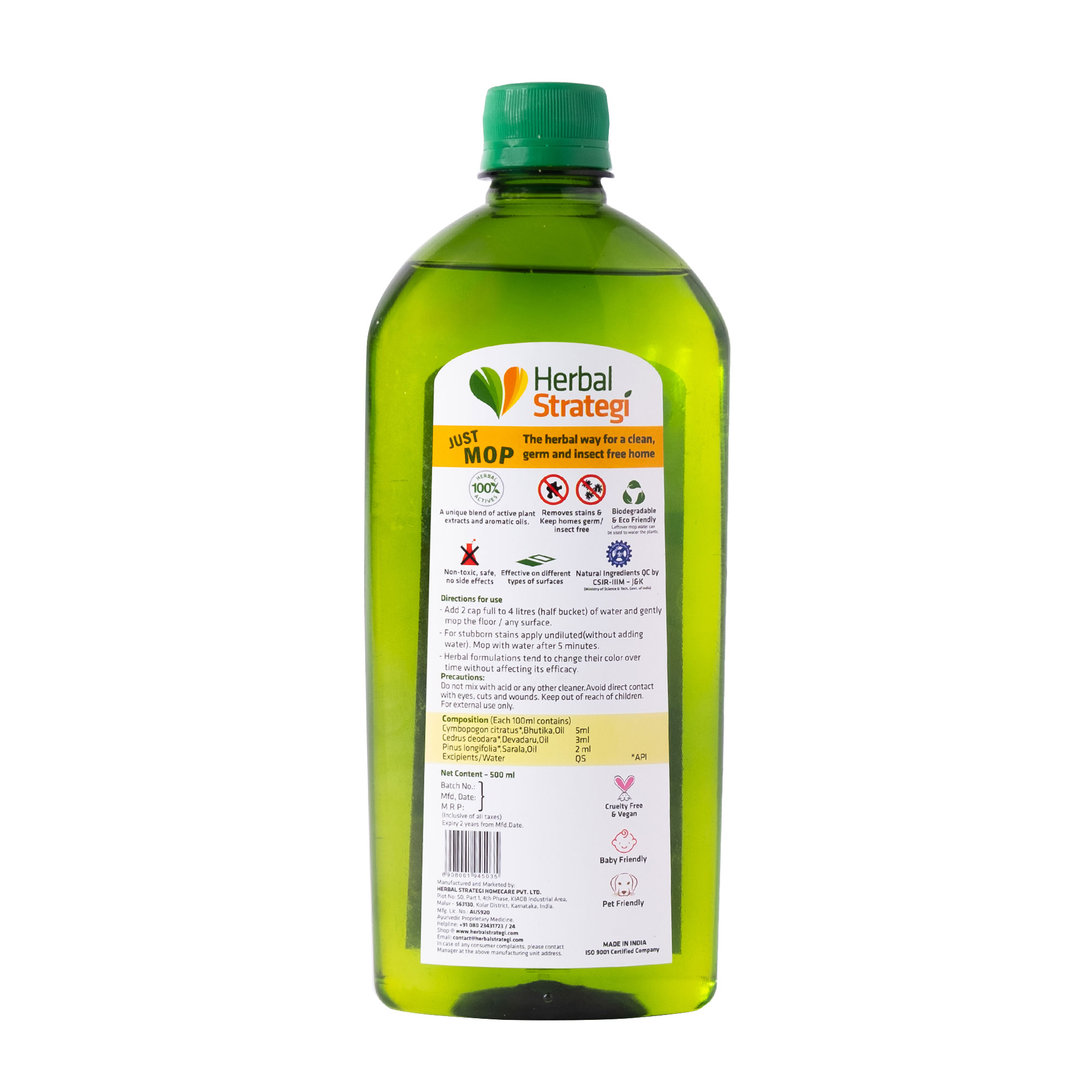 Herbal Strategi Herbal Strategi Floor Cleaner (Disinfectant & Insect...