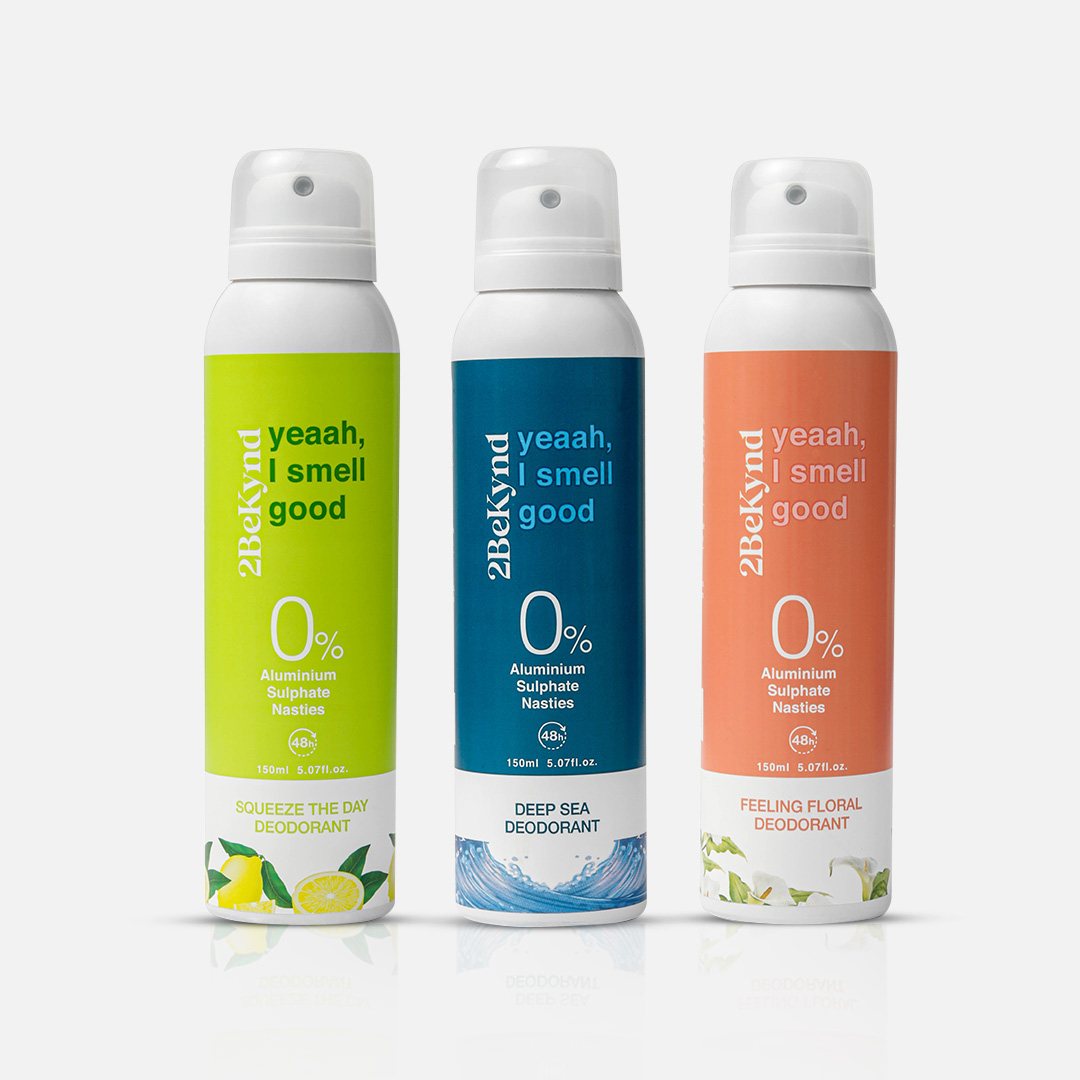 2BeKynd Combo Of Squeeze the day Deodorant Spray Deep Sea