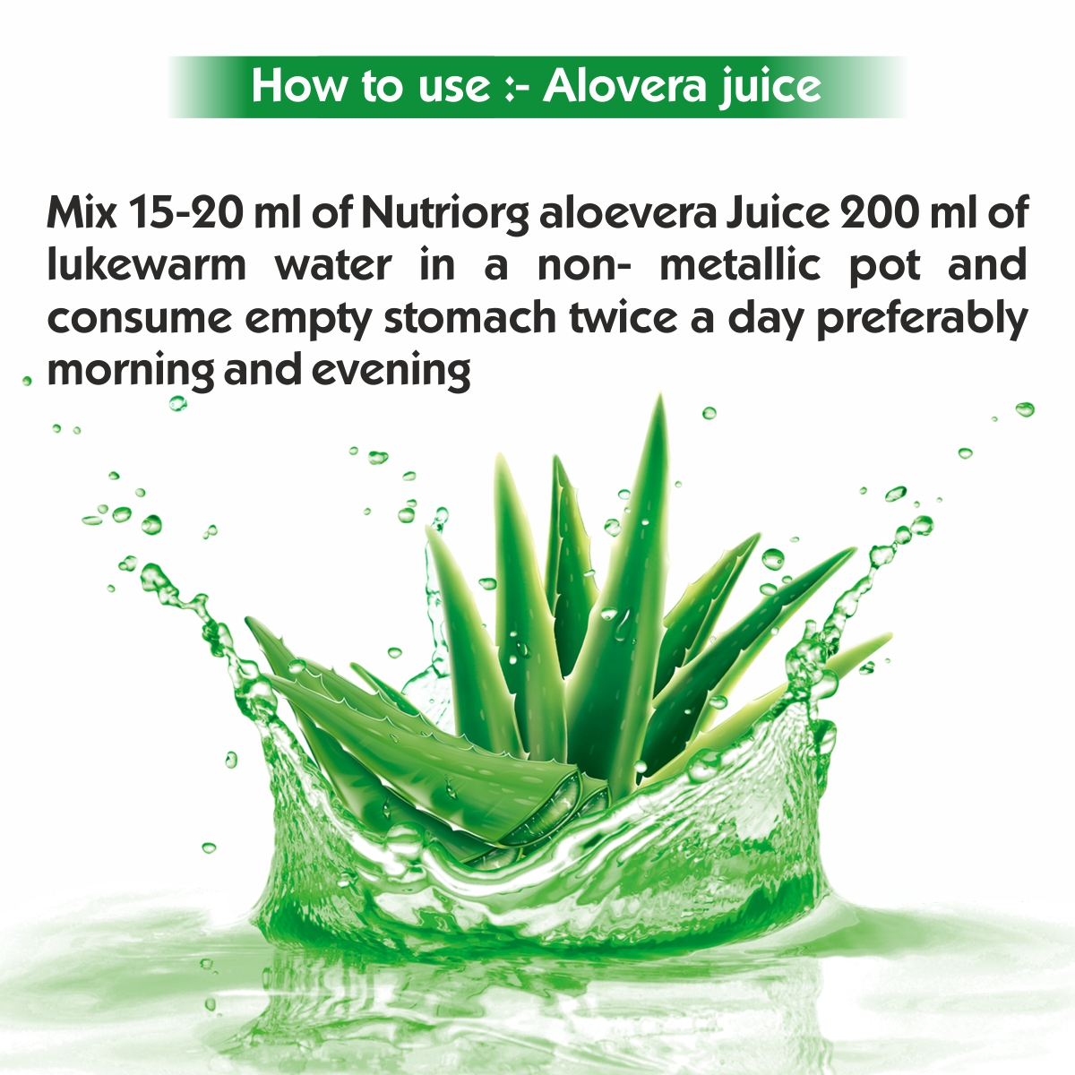 Aloe vera empty stomach best sale