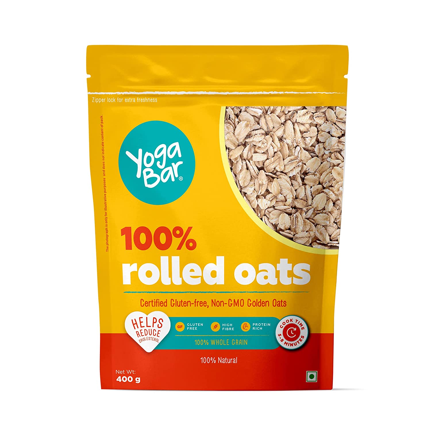 Buy Yoga Bar Oats - Dark Chocolate, Healthy, High In Fibre