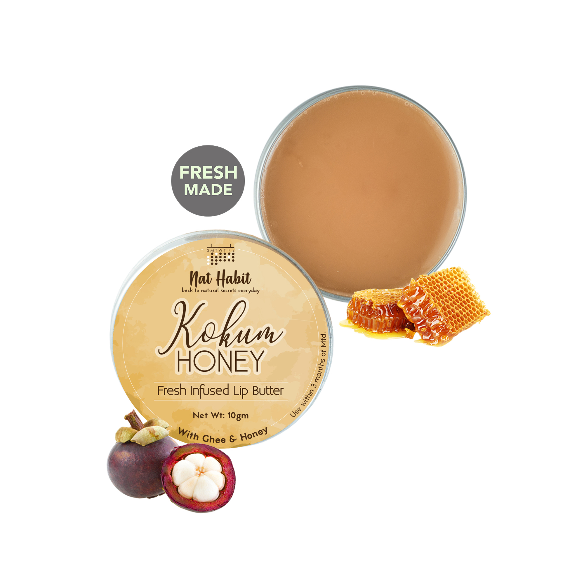 Kokum Honey Lip Balm - 10gm