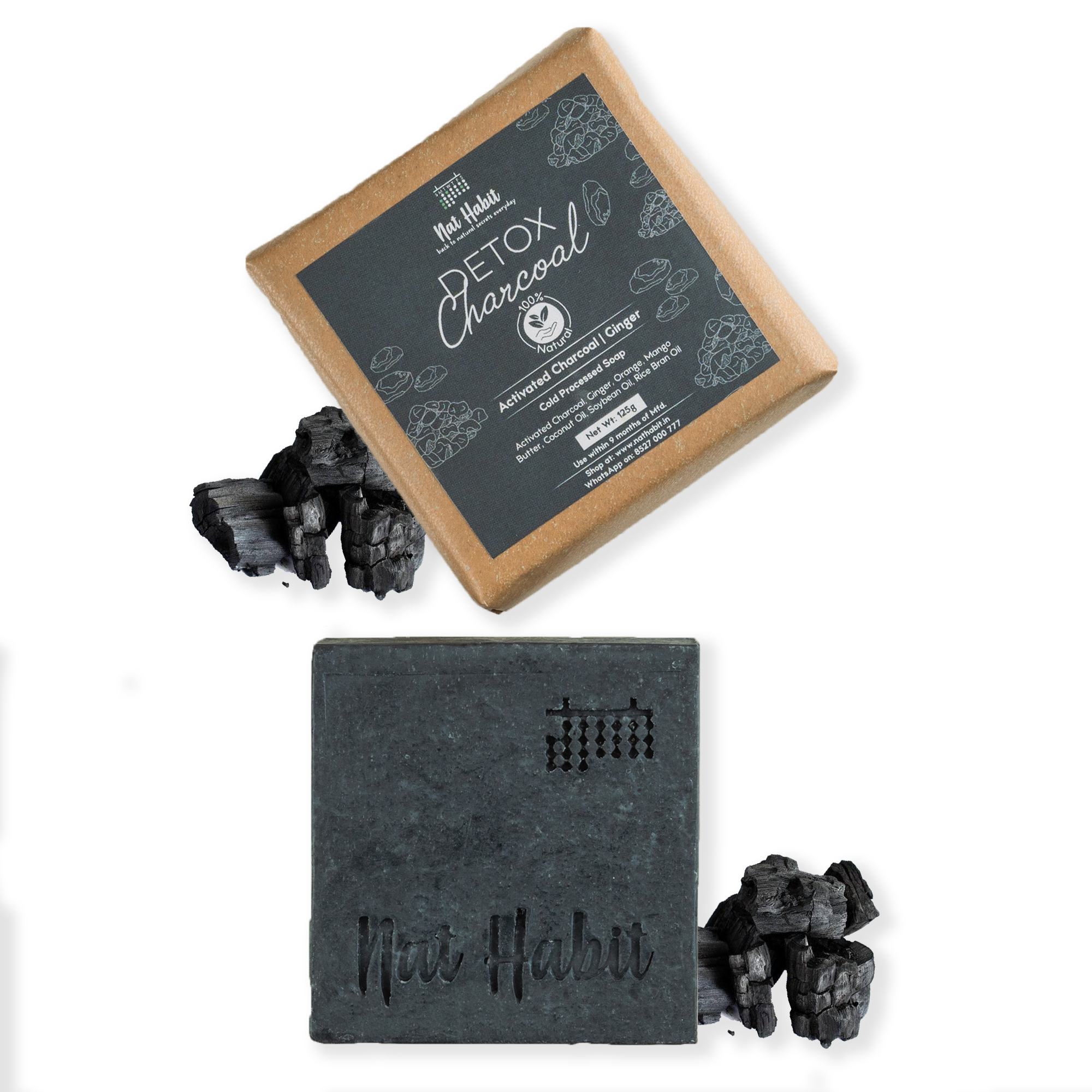 Detox Charcoal Soap - 125gm