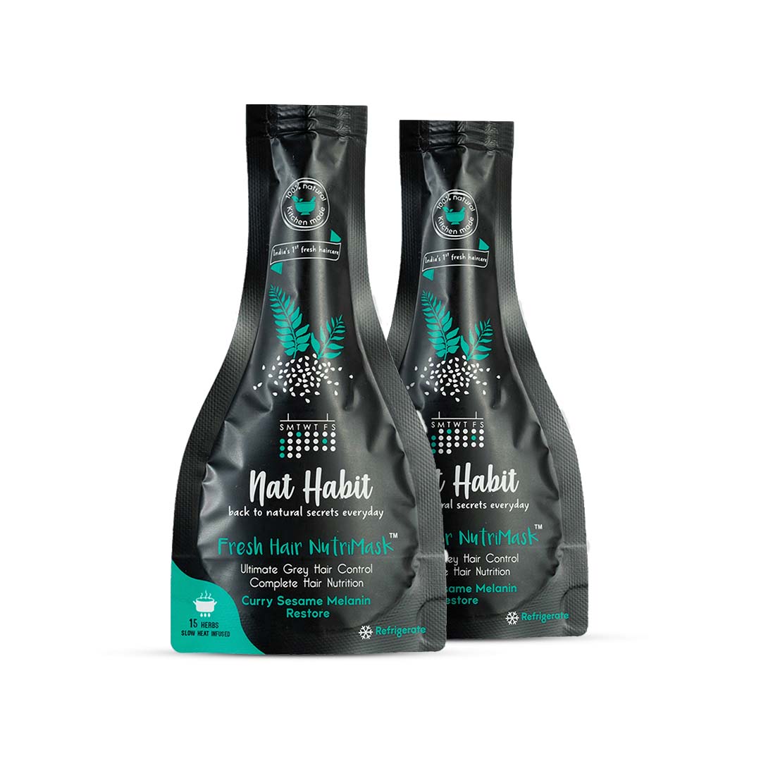 Curry Sesame FRESH Hair Mask (NutriMask) - Pack of 2