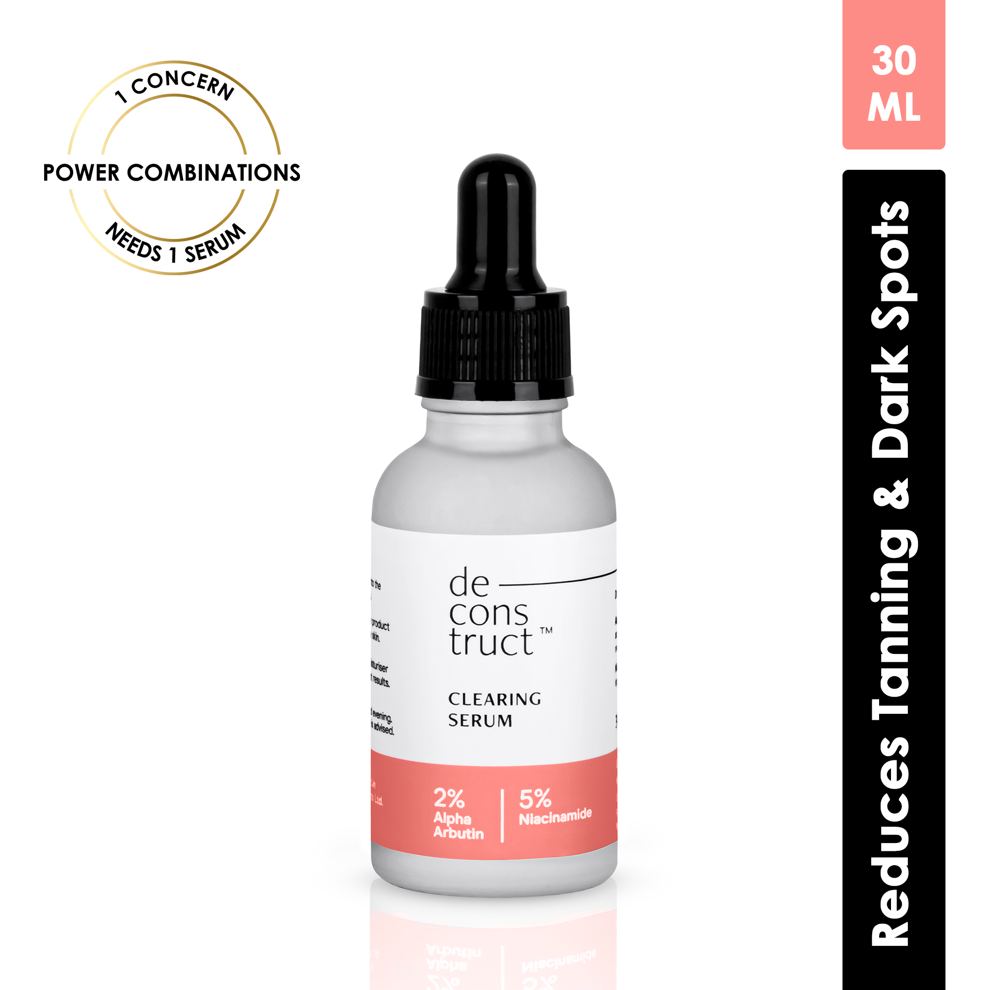 Clearing Serum- 2% Alpha Arbutin + 5% Niacinamide - 30ml