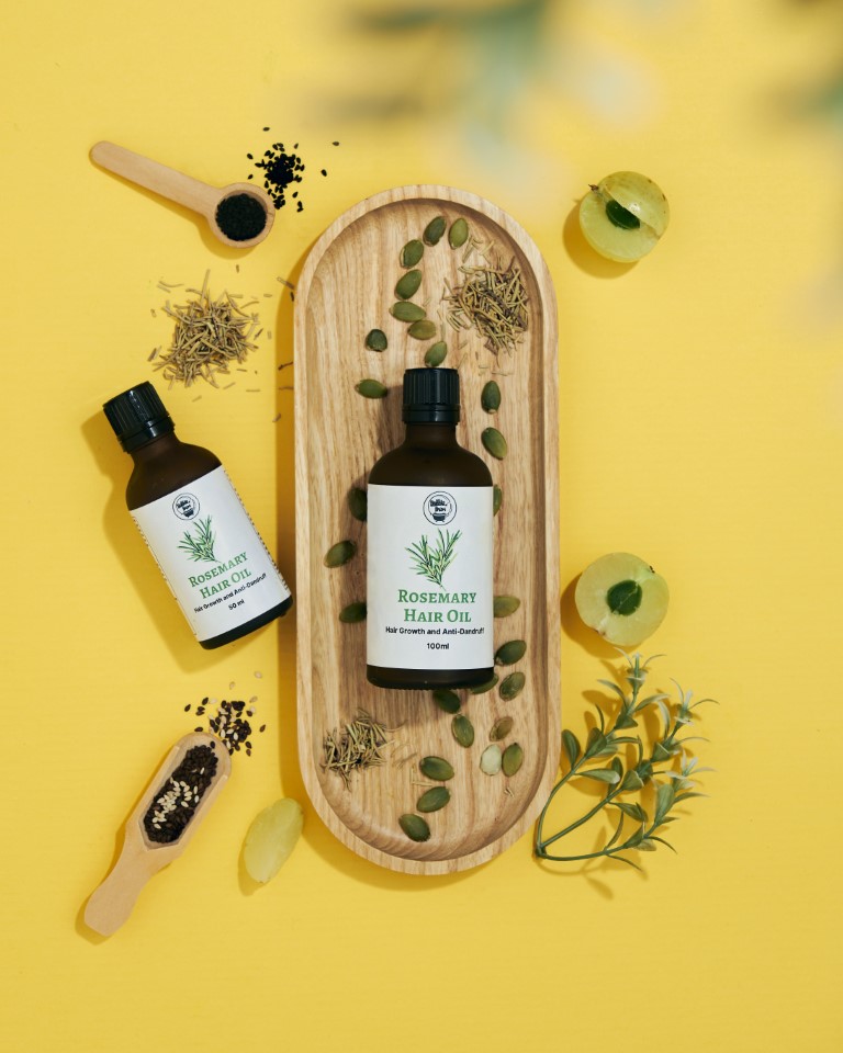 Bubblefarm Rosemary Hair Oil Hair Growth Oil 50ml