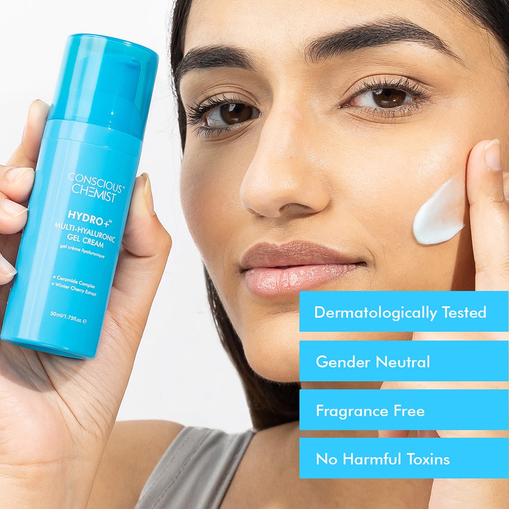 Conscious Chemist Hyaluronic Acid Lightweight Gel Cream with Ceramides