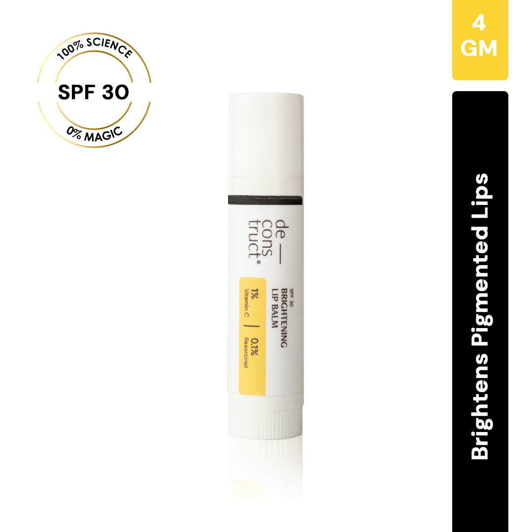 Brightening Lip Balm with SPF 30 - 1% Vitamin C + 0.1% Resorcinol - 4gm