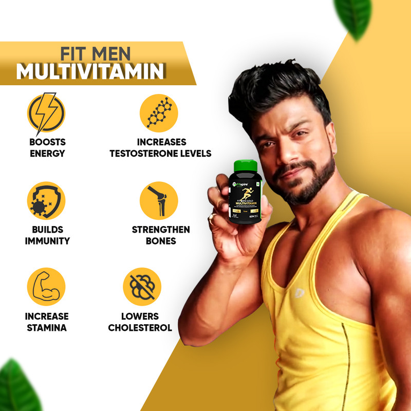 Fitspire Fit Men Gold Multivitamin 60 Tablets