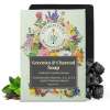 VITMINVEDA: Charcoal & Green Tea Herbal Soap Bar - 125 gm