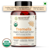 Rooted Active Naturals: Tremella Mushroom Extract  (60 Veg caps, 500 mg) |Beauty, Skin Glow, Collagen booster, Hyalyronic acid, Hydration| USDA Organic, 45% Beta Glucans