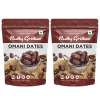Nutty Gritties: Omani Dates, Khajoor - 1kg (2 Pack of 500g each)