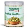 Fabeato: Roasted and salted Pumpkin seeds 250g- Diet Food Healthy Crunchy Snacks- Immunity Booster and Fiber Rich Superfood- Perfect for Salads, Baking