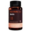 HK Vitals: Biotin, Supplement for Hair Growth, Strong Hair and Glowing Skin, Fights Nail Brittleness, 90 Biotin Tablets