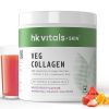 HK Vitals: Skin Radiance Veg Collagen Powder, 200 g (Mixed Fruit) | Vegetarian Collagen Supplements for Women & Men with Biotin, Vitamin C, E, Sodium Hyaluronate, for Healthy Skin, Hair & Nails