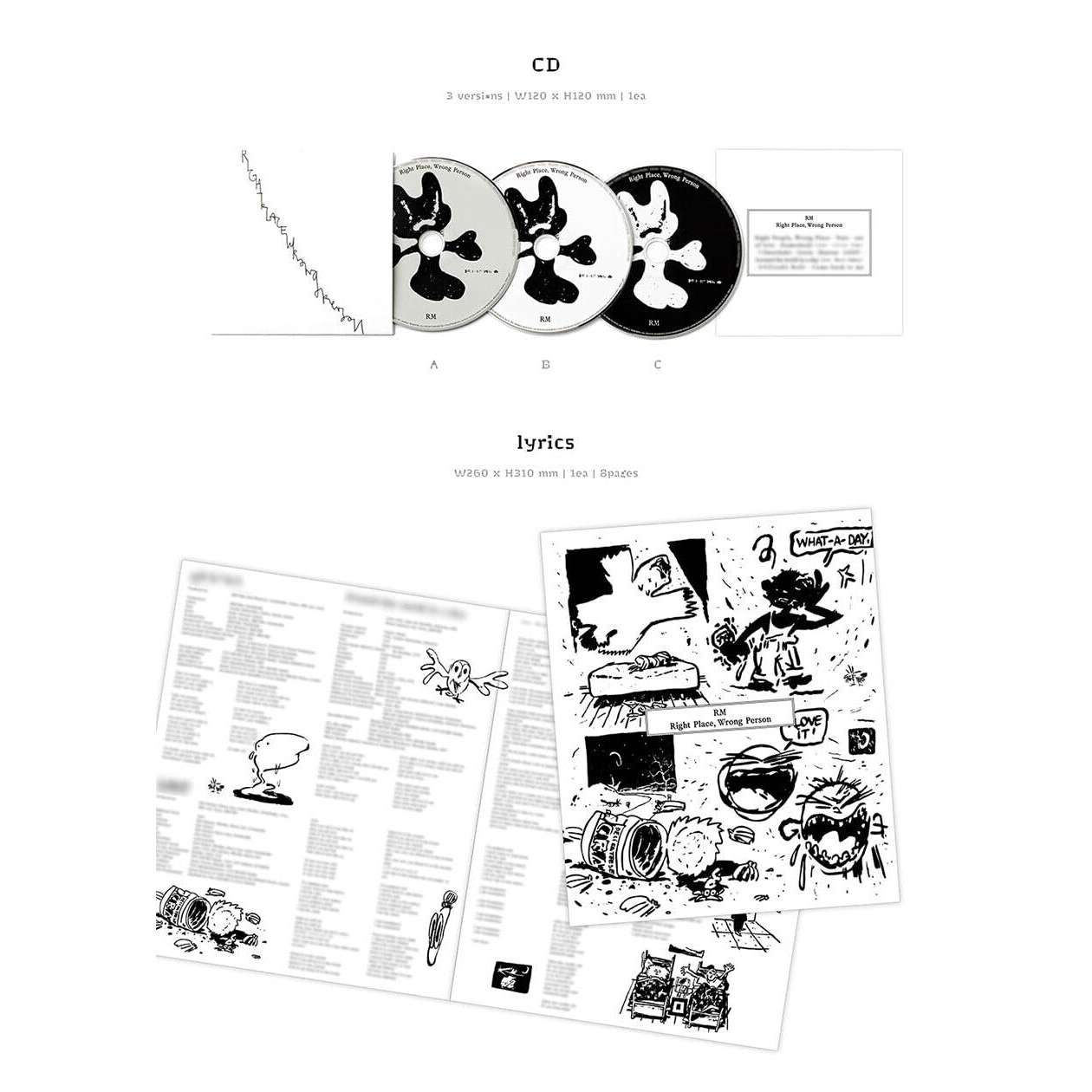 Buy Cokodive BTS RM-Right Place, Wrong Person (2nd Solo Album