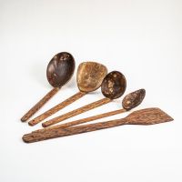 Thenga: Traditional Coconut Shell & Wood Cooking Set
