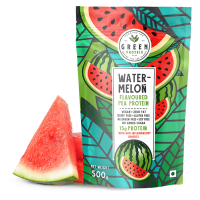 Green Protein: Watermelon Flavoured Pea Protein Pouch - 500gm