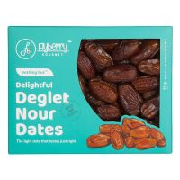 Flyberry Gourmet: Deglet Nour Dates (Khajoor/Khajur), 800g | 100% Natural | Rich in Calcium, Iron and Potassium | Instant Energy