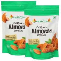 Ambrosia: California Whole Almonds - Pack of 2 (500gm each)