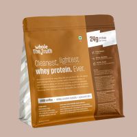 The Whole Truth: Whey Protein Isolate+Concentrate  Cold Coffee 1 kg (2.2 lbs)  24g Protein/Scoop  6.6g BCAA  100% Authentic Whey & No Adulteration  Clean, Light & Easy to Digest