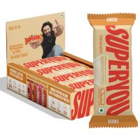 SuperYou: Cheese Protein Wafer Bars (Pack of 10)|10g Protein, 3g Fiber, No Added Sugar 400g