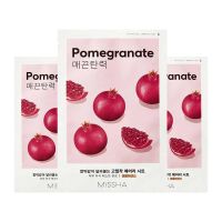 Missha: Airy Fit Sheet Mask (Pomegranate) - 19ml (Pack 3)
