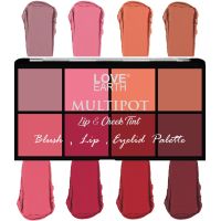 Love Earth: Blush - Lips - Eyelids Palette - 16gm