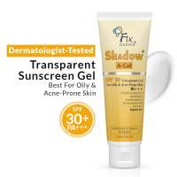 Fixderma: Shadow Sunscreen SPF 30+ PA+++ Gel Broad Spectrum Sunscreen - 75 gm