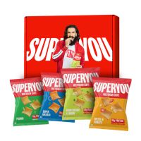 SuperYou: Multigrain Protein Chips - Assorted (Pack of 10) | 10g Protein, 3g Fiber, No Added Sugar, No Palm Oil, Baked